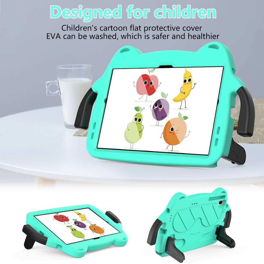 For Huawei Matepad Pro 10.8 2021/2019 Ice Baby EVA Shockproof Hard PC Table ... (Mint Green+Black)