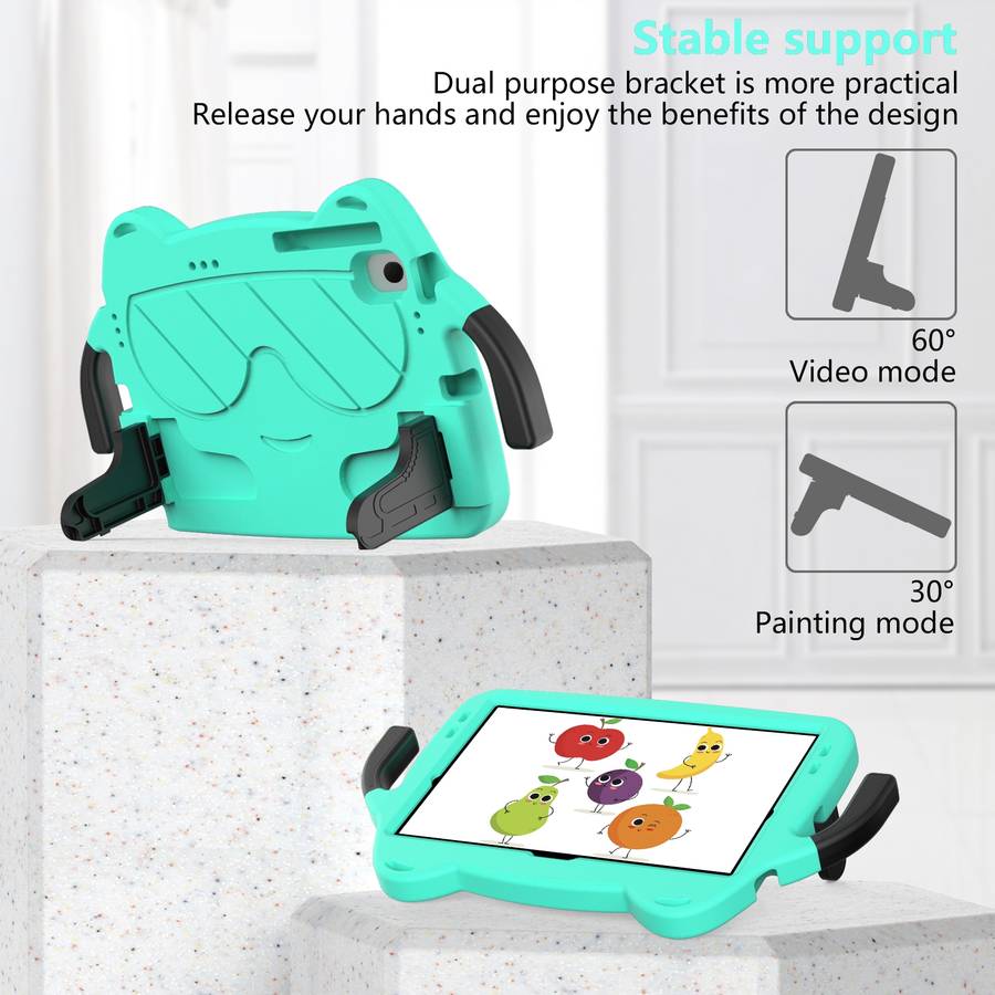 For Huawei Matepad Pro 10.8 2021/2019 Ice Baby EVA Shockproof Hard PC Table ... (Mint Green+Black)