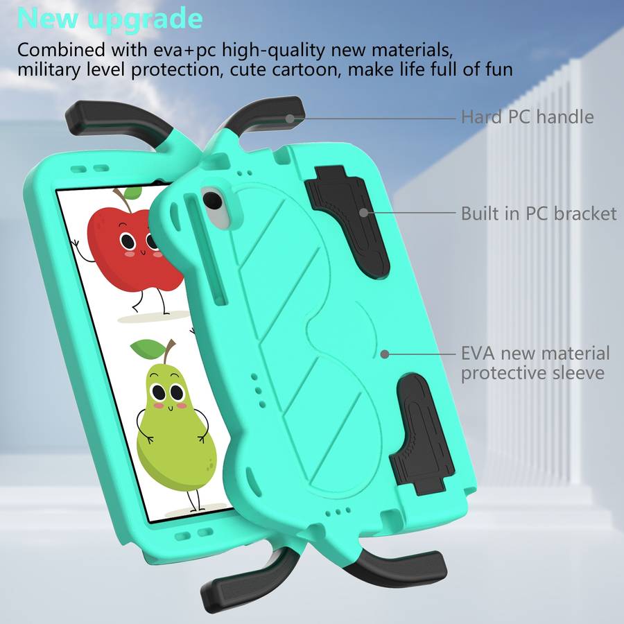 For Huawei Matepad Pro 10.8 2021/2019 Ice Baby EVA Shockproof Hard PC Table ... (Mint Green+Black)