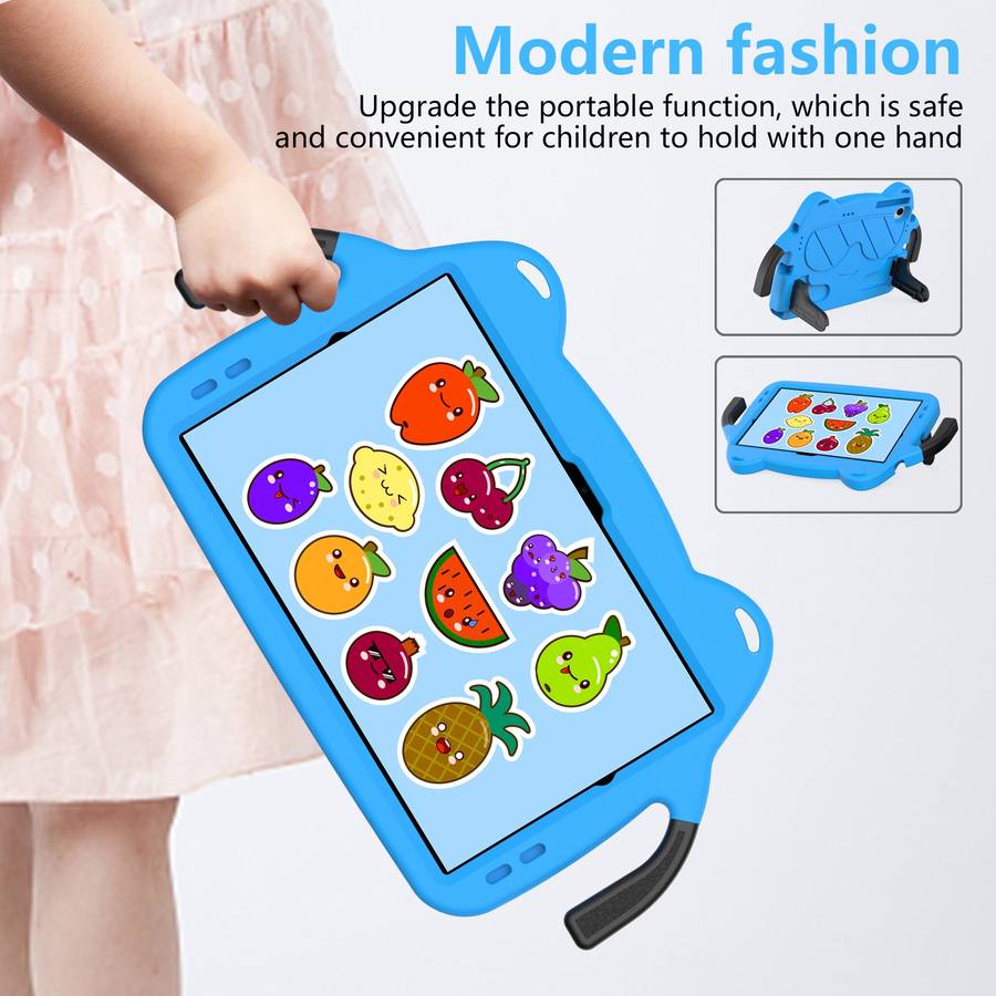 For Huawei Matepad Pro 10.8 2021/2019 Ice Baby EVA Shockproof Hard PC Tablet Case(Sky Blue+Black)