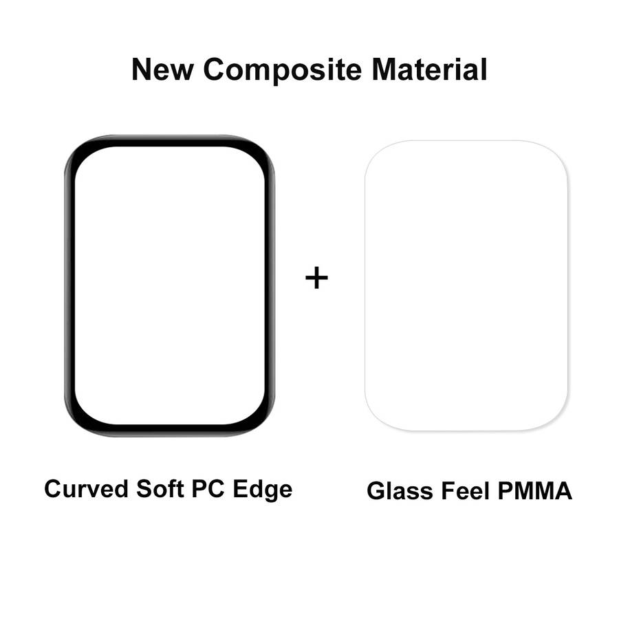 For Xiaomi Mi Band 8 Pro 10pcs ENKAY ENKAY 3D Full Coverage Soft PC Edge PMMA HD Screen Film
