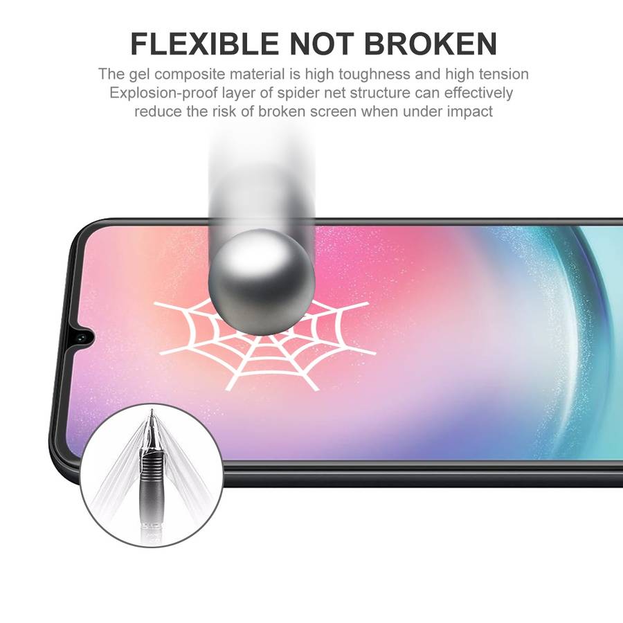 For Samsung Galaxy A24 4G / M04 / M54 10pcs ENKAY Hat-Prince Full Glue Coverage Soft Explosion-pro