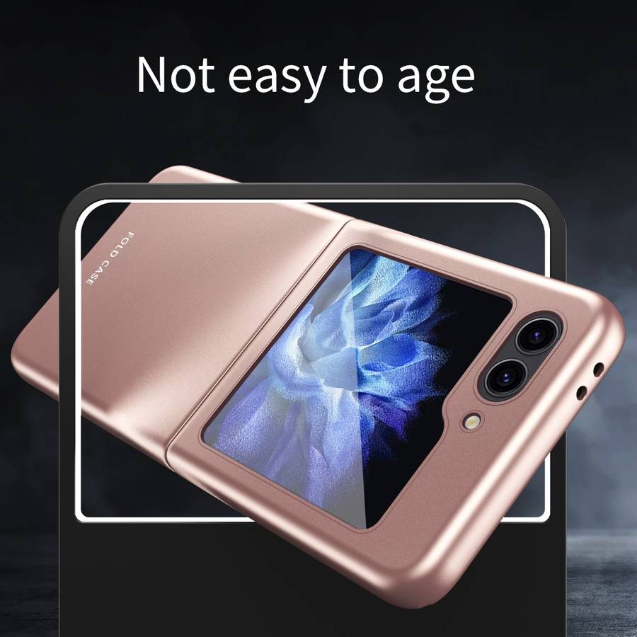 For Samsung Galaxy Z Flip6 / Flip7 FE Skin Feel Electroplating PC Shockproof Phone Case(Purple)