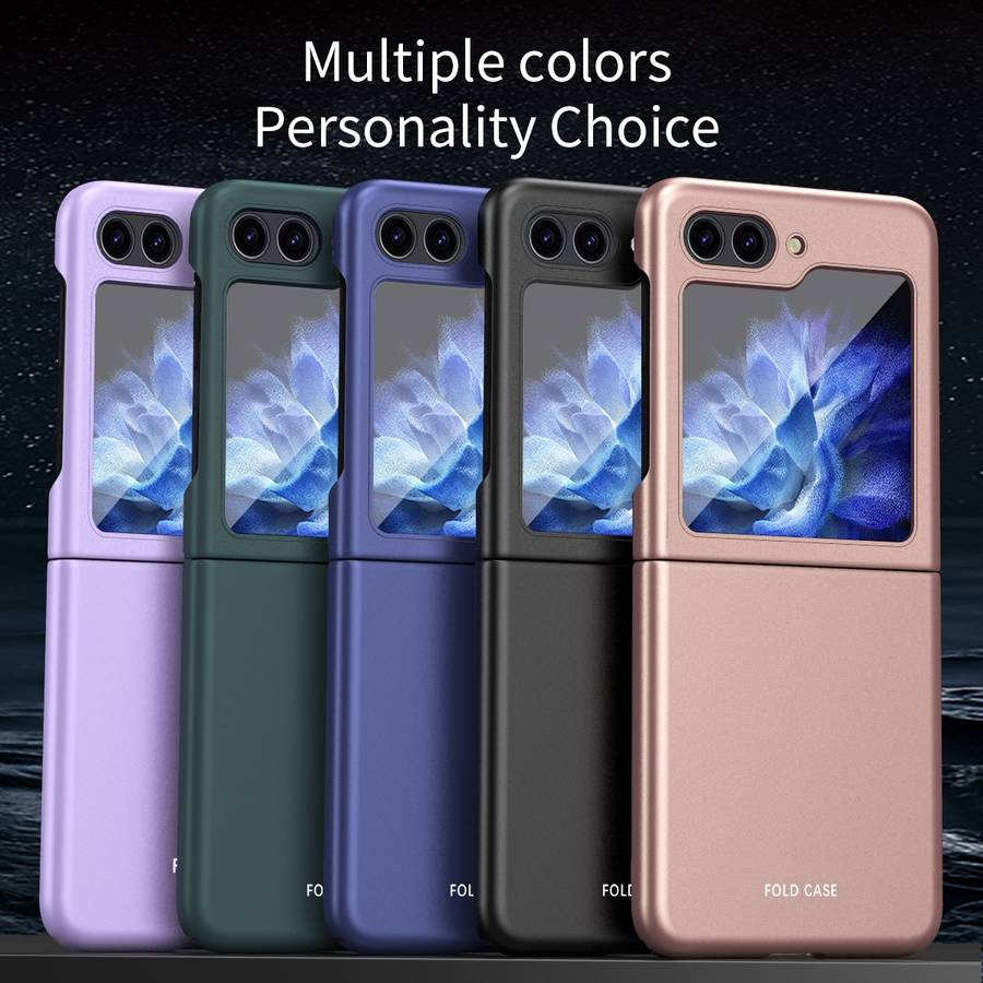 For Samsung Galaxy Z Flip6 / Flip7 FE Skin Feel Electroplating PC Shockproof Phone Case(Purple)