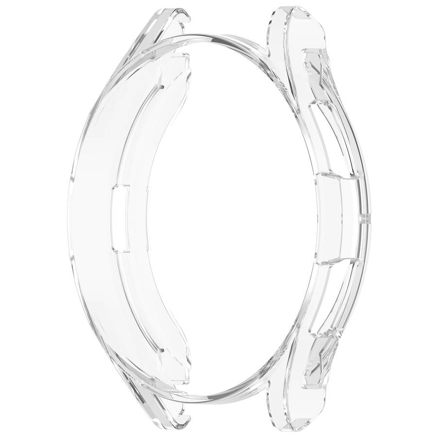 For Samsung Galaxy Watch6 Classic 47mm Electroplated TPU Half Pack Hollow Watch ... (Transparent)