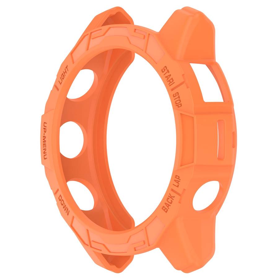 For Garmin Epix Pro / Epix Pro Gen 2 42mm / Fenix 7S / 7S Pro Armored TPU Half Wrappe ... (Orange)