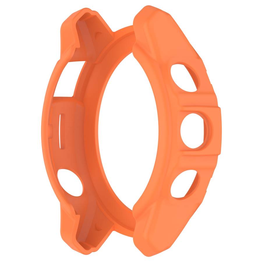 For Garmin Epix Pro / Epix Pro Gen 2 42mm / Fenix 7S / 7S Pro Armored TPU Half Wrappe ... (Orange)