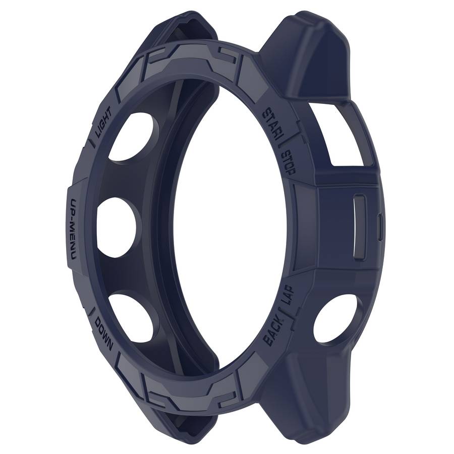 For Garmin Epix Pro / Epix Pro Gen 2 42mm / Fenix 7S / 7S Pro Armored TPU Half Wrapped ... (Blue)