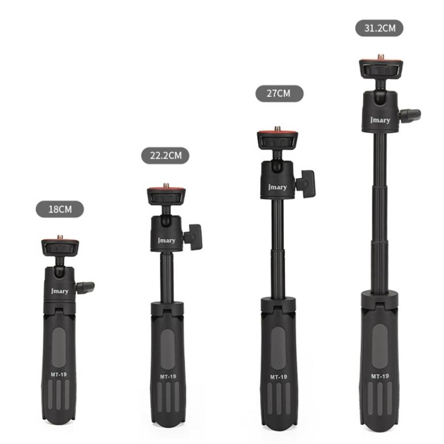 JMARY MT19 Desktop Stand Portable Mini Selfie Stick Camera Mobile Phone Holder Tripod