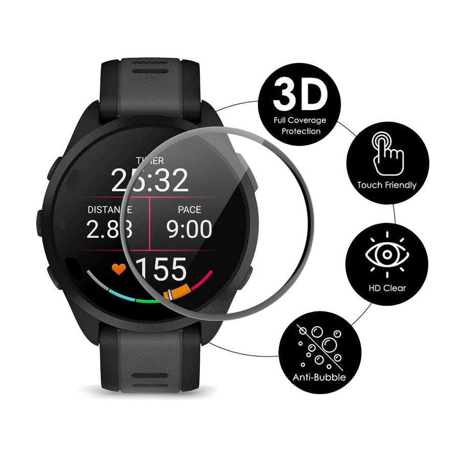 For Huawei Watch GT 5 Pro 4pcs ENKAY 3D Full Coverage Soft PC Edge PMMA HD Screen Film
