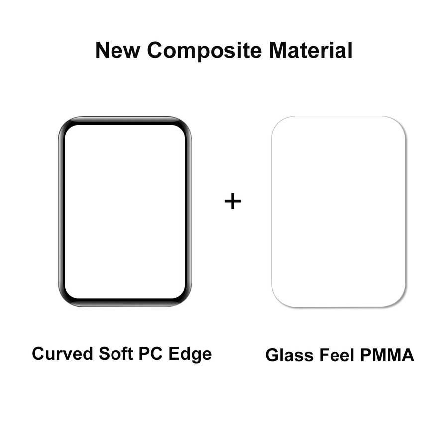 For Huawei Watch Fit Special Edition 10pcs ENKAY 3D Full Coverage Soft PC Edge PMMA HD Screen Film