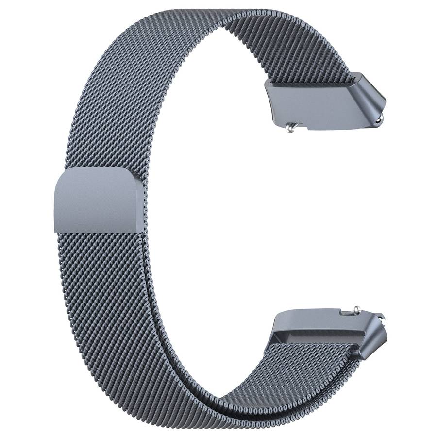For Redmi Watch 3 Active Milan Magnetic Steel Mesh Watch Band(Gray)