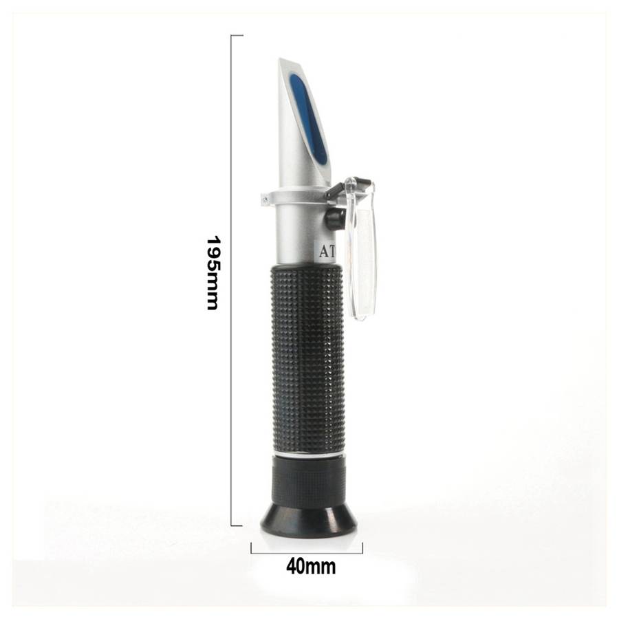 RZ116 Refractometer Alcohol Portable Automatic Digital Refractometer 0-80 Glycol Handheld Atc Brix R