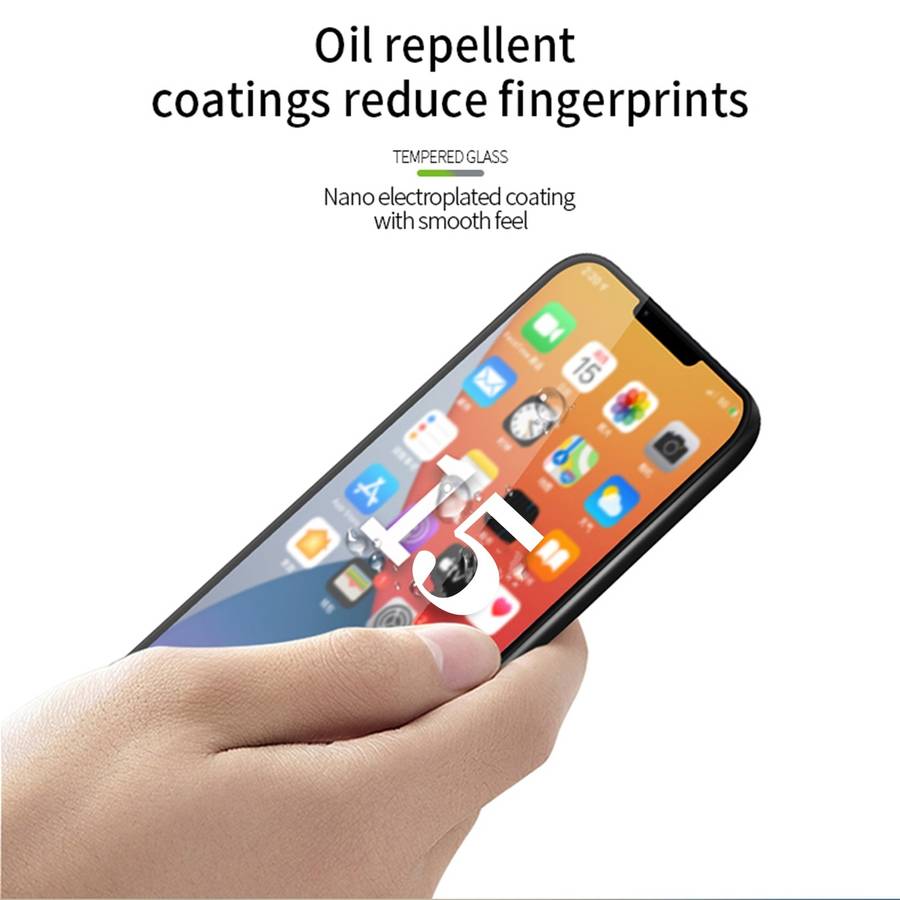 For iPhone 15 PINWUYO 9H 3D Curved Full Screen Explosion-proof Tempered Glass Film(Black)