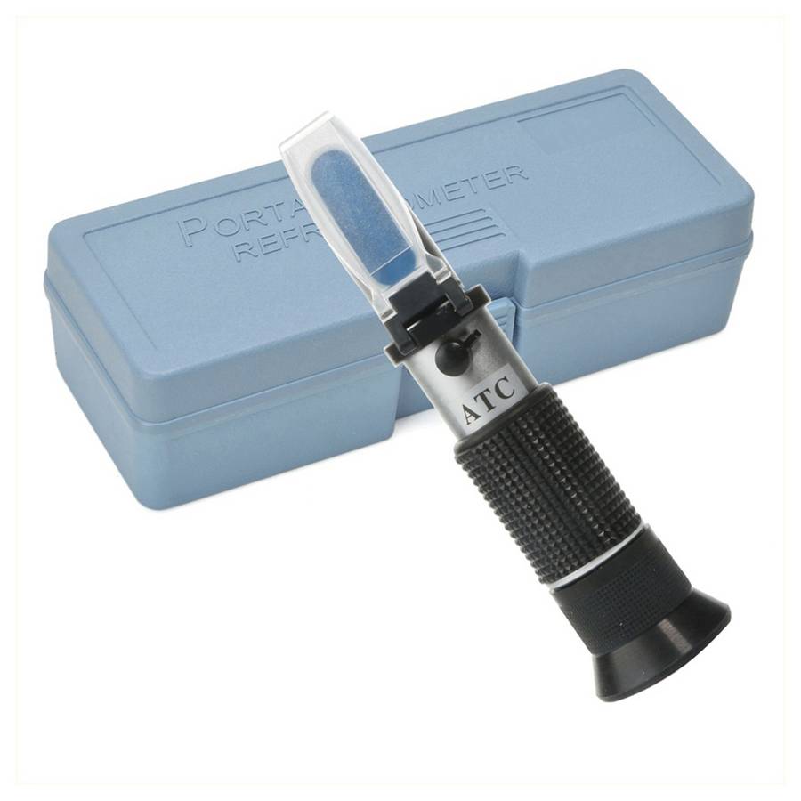 RZ121 Alcohol Refractometer Grape Wine Sugar Content 0~25% Alcohol Concentration 0~40% Brix Tester