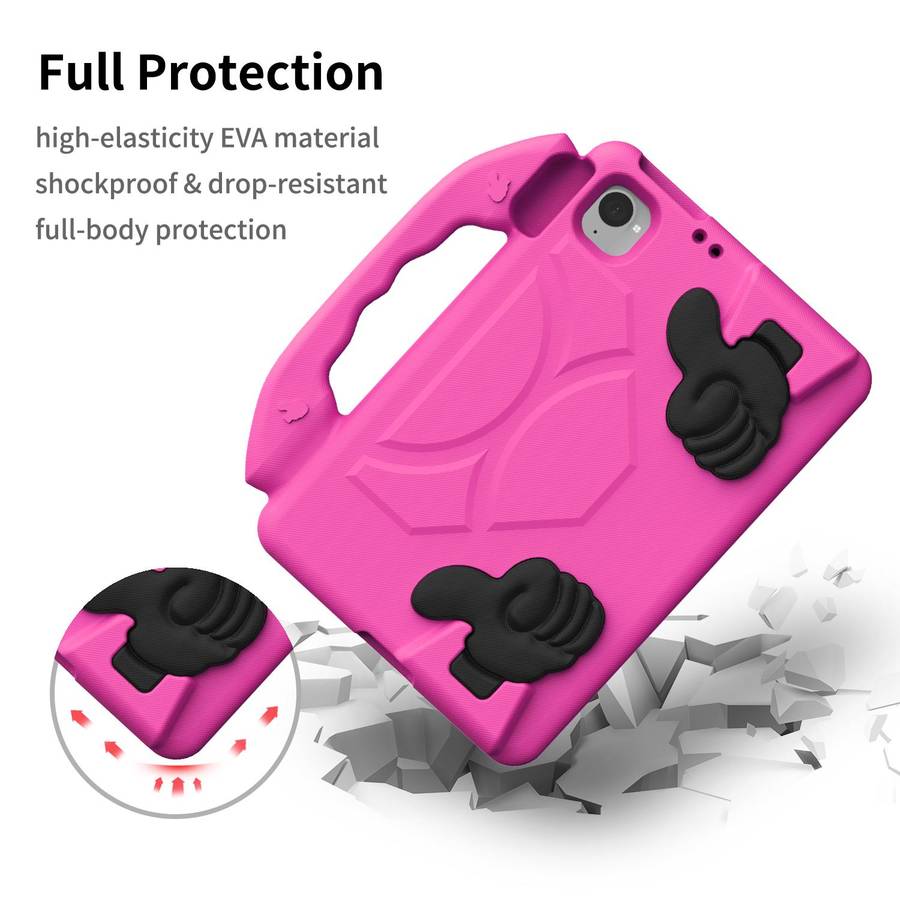 For Xiaomi Redmi K Pad 8.8 2025 Thumb Bracket EVA Shockproof Tablet Case(Rose Red)