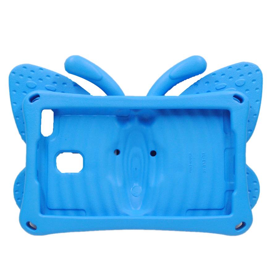 For Samsung Galaxy Tab A11 / A9 Butterfly Bracket Kids EVA Shockproof Tablet Case(Blue)