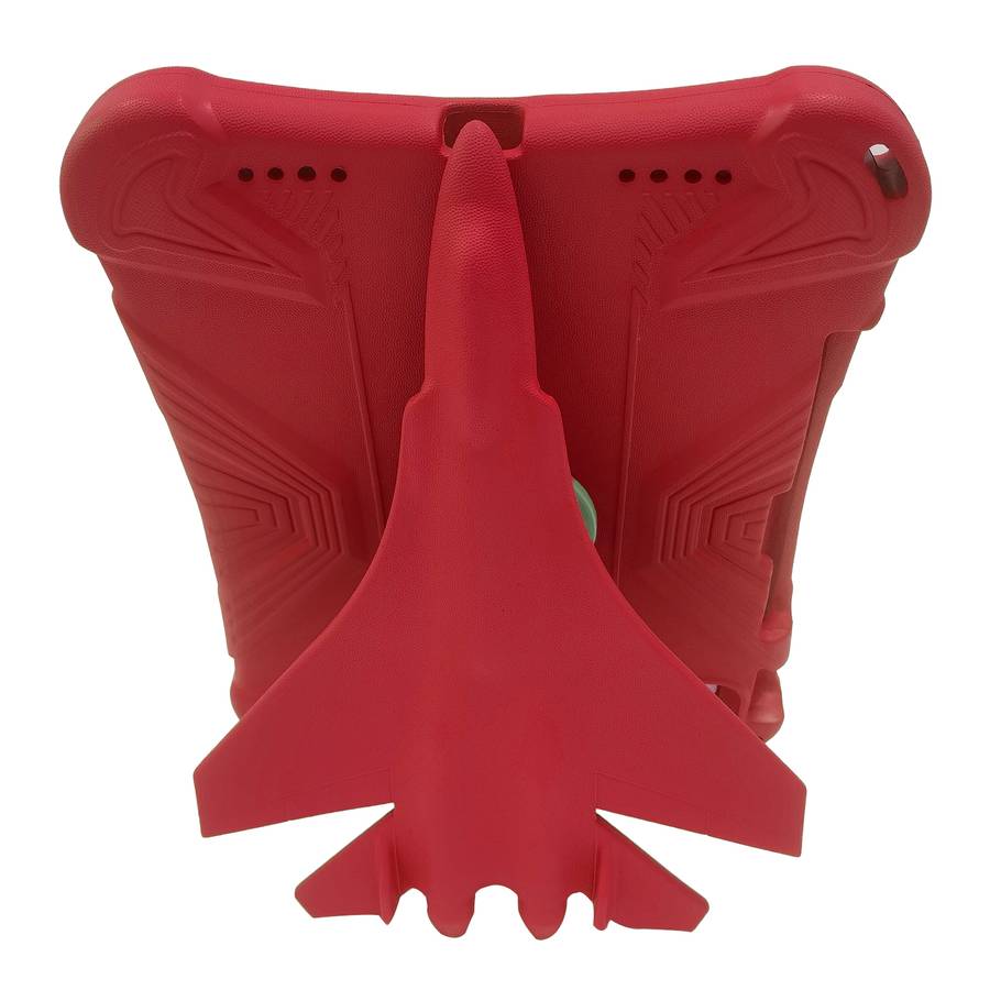 For iPad Air 2022 / 2020 10.9 360 Rotation Aircraft Holder EVA Shockproof Tablet Case(Red)