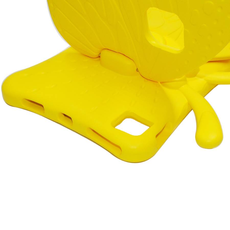 For iPad Pro 11 2025 / 2024 Butterfly Bracket Kids EVA Shockproof Tablet Case(Yellow)