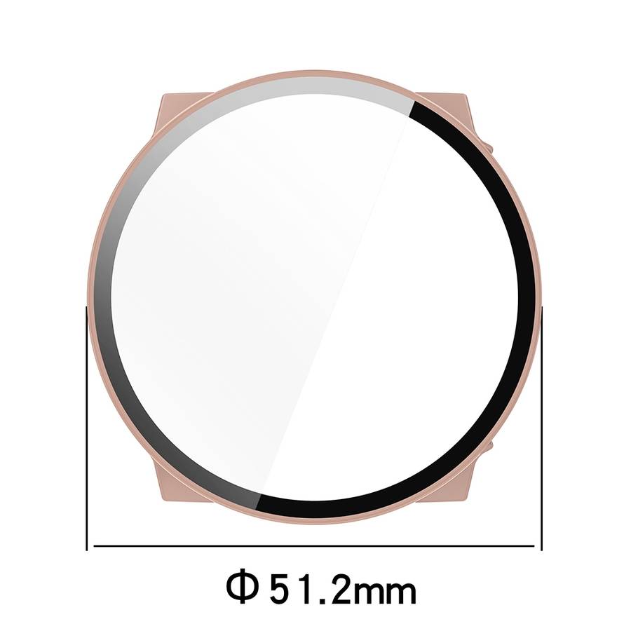 For Suunto Race PC + Tempered Glass Film Integrated Watch Protective Case(Black)