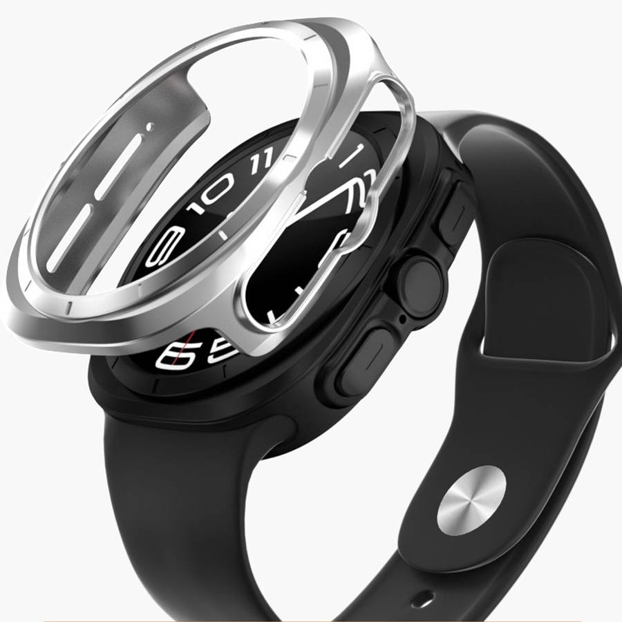 For Samsung Galaxy Watch Ultra 47mm / Ultra 2025 Hollowed PC Watch Protective Case(White)