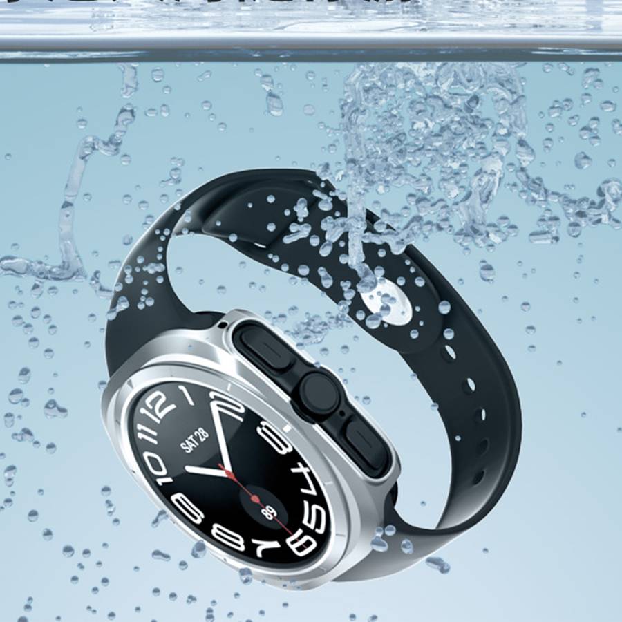 For Samsung Galaxy Watch Ultra 47mm / Ultra 2025 Hollowed PC Watch Protective Case(White)