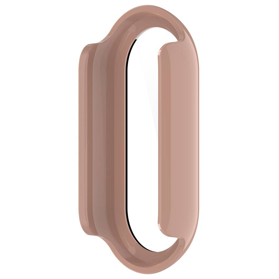 For Xiaomi Smart Band 9 NFC PC + Tempered Film Integrated Smooth Surface Watch P ... (Sakura Pink)