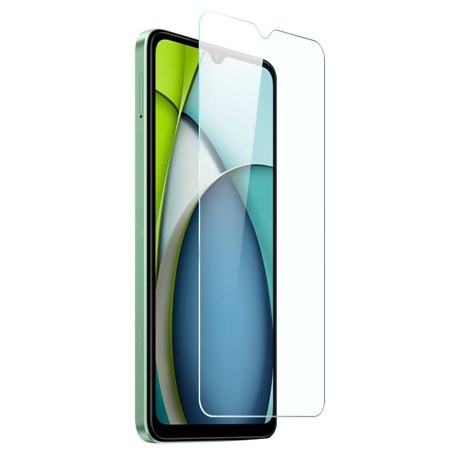 For Xiaomi Redmi A3x 4G NORTHJO Transparent TPU Phone Case with Tempered Glass Film(Transparent
