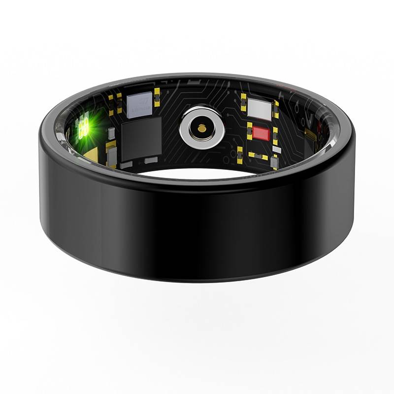 R11M SIZE 7 Smart Ring, Support Heart Rate / Blood Oxygen / Sleep / Multiple Sports Modes(Black