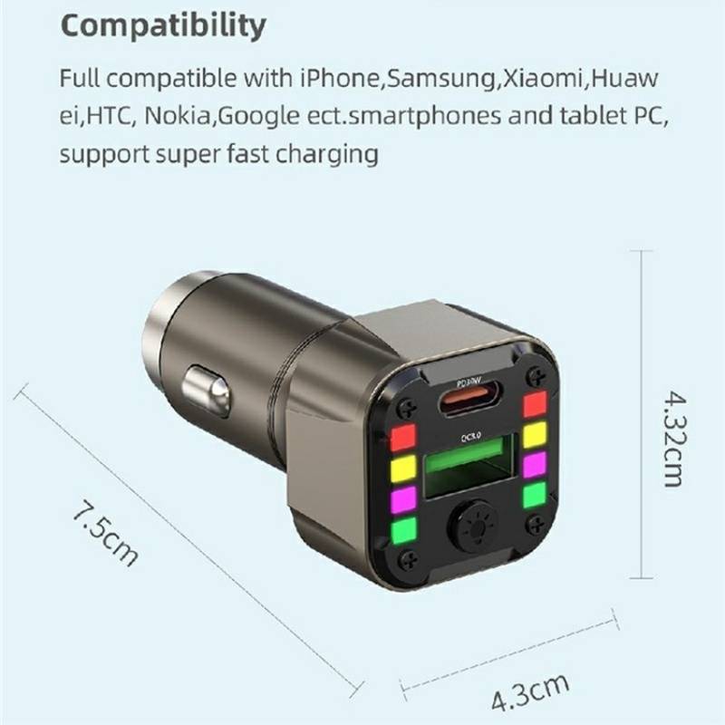 K24 Dual Ports Car Charging Adapter Car Charger PD 30W QC 3.0 Super Charger