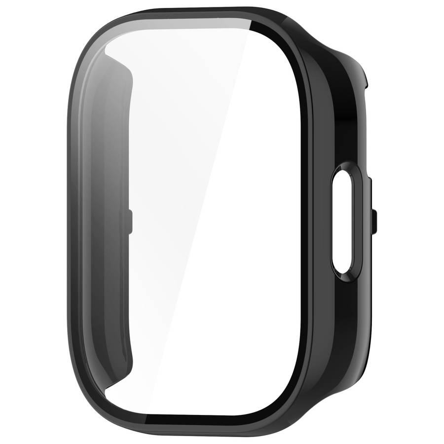 For Redmi Watch 5 Active Tempered Film Integrated PC Watch Protective Case(Black)
