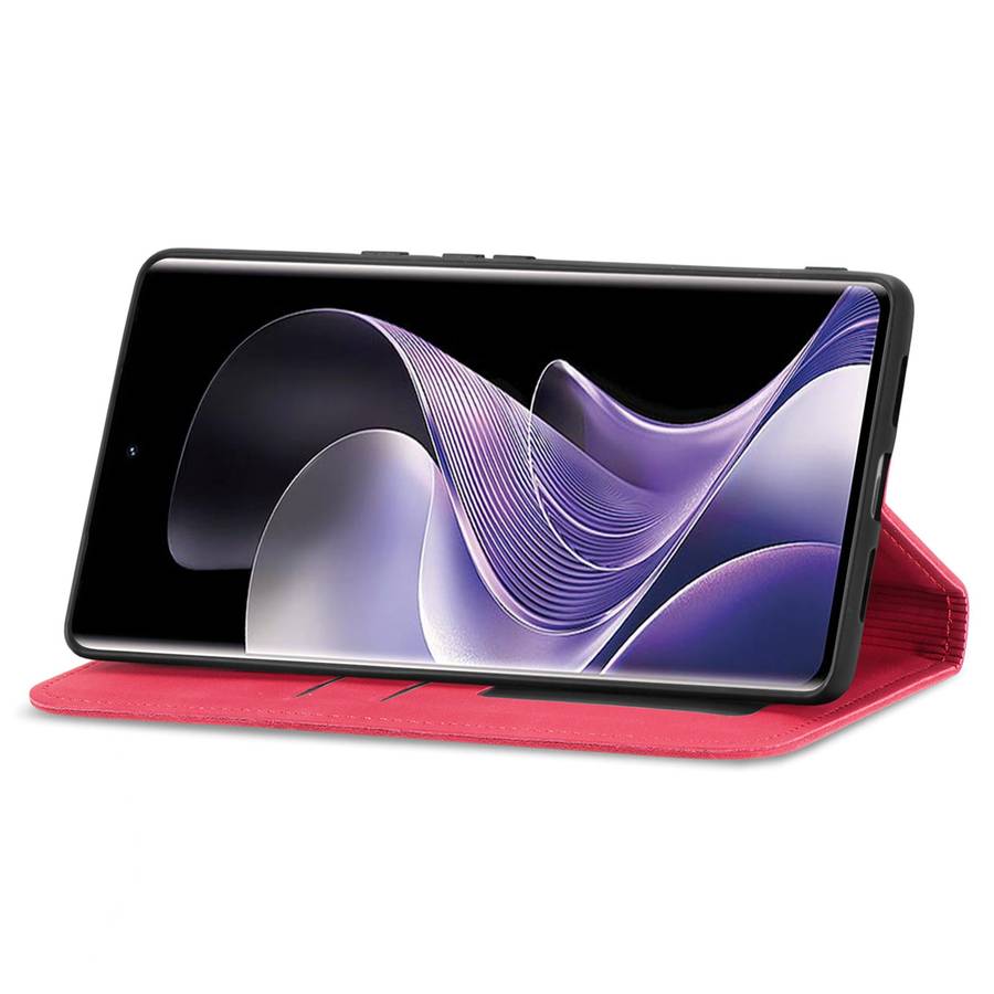 For Xiaomi Redmi Note 14 Pro+ 5G Retro Skin Feel Magnetic Flip Leather Phone Case(Red)