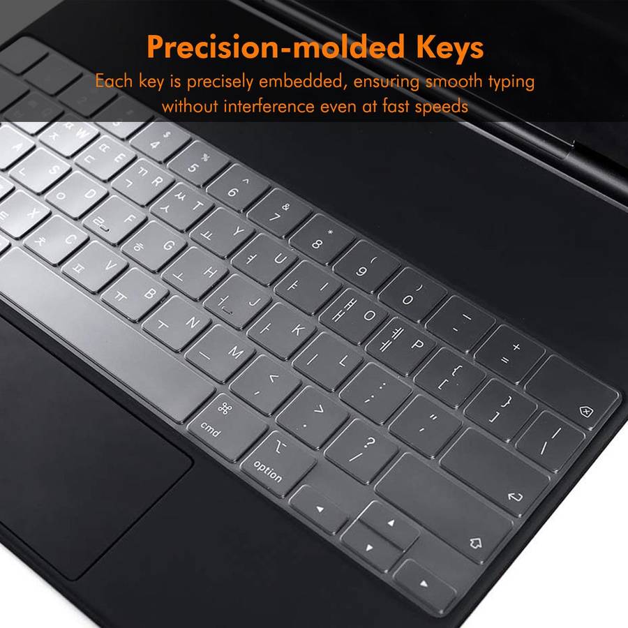 For iPad Air 13 (2024) / iPad Pro 12.9 (2022/2021/2020) ENKAY US Version Magic Keyboard Cover Soft