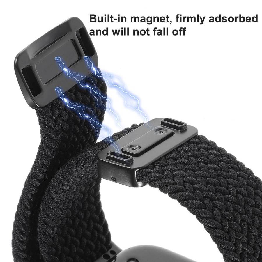 For Huawei Watch Fit 4 / Fit4 Pro / Fit3 Magnetic Buckle Loop Braid Watch Band(Violet)