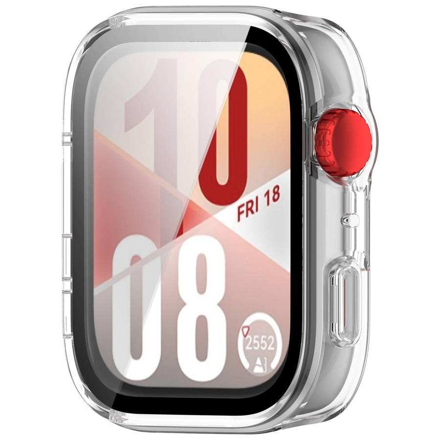 For Huawei Watch Fit 4 Pro Tempered Film Integrated PC Watch Protective Case(Transparent)