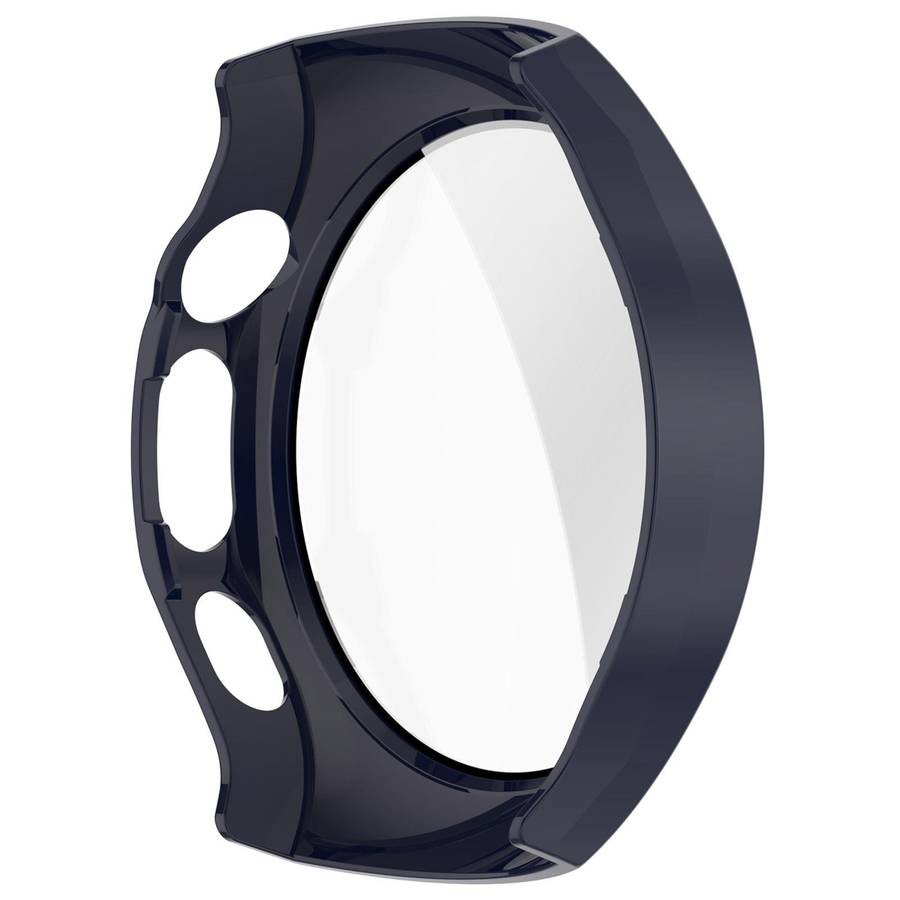 For Huawei Watch 5 42mm Tempered Film Integrated PC Watch Protective Case(Ink Blue)