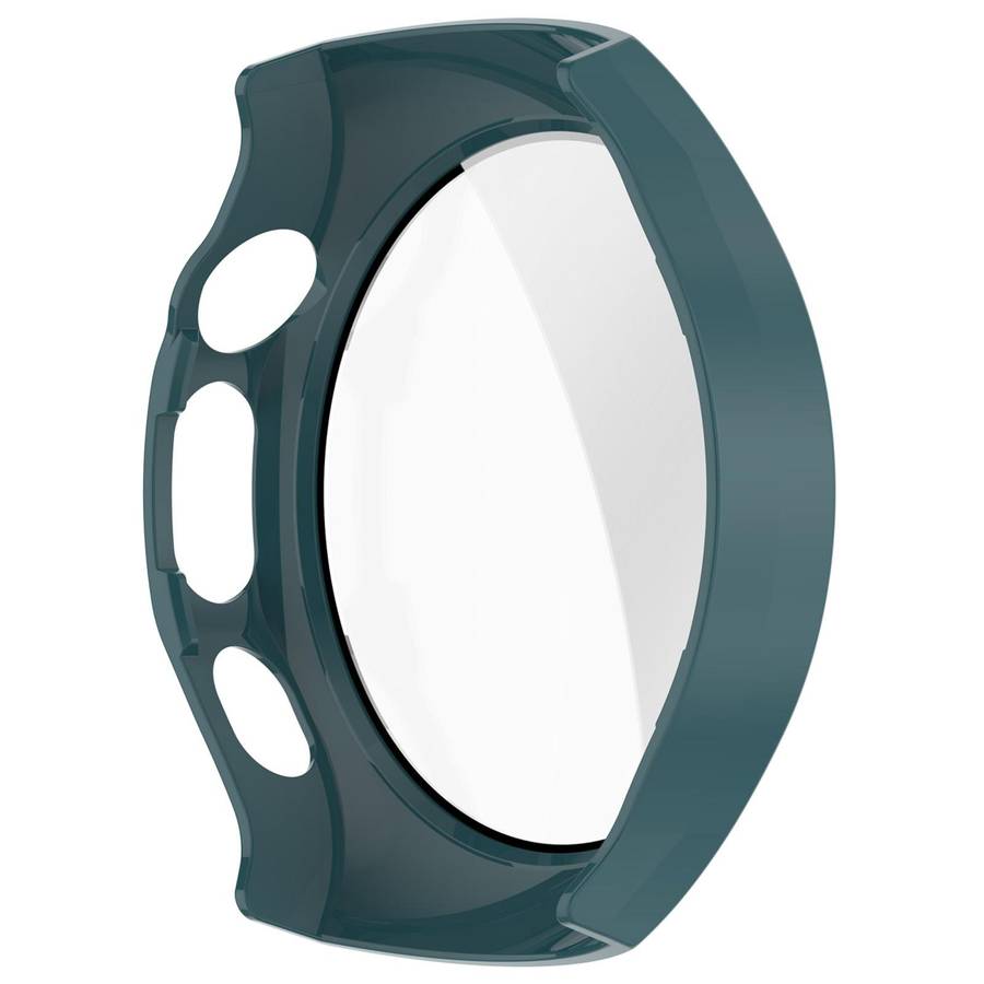 For Huawei Watch 5 42mm Tempered Film Integrated PC Watch Protective Case(Pine Green)