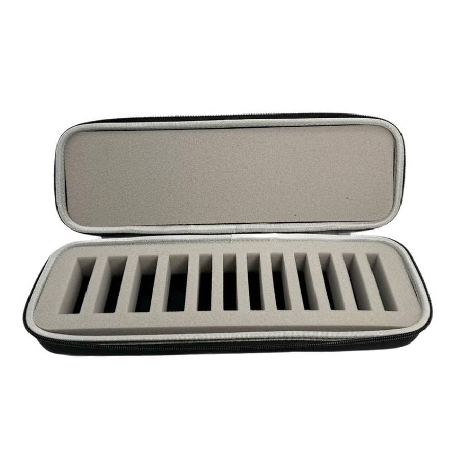 Portable Hair Beauty Grooming Trimmer Replacement Blade Hard Storage Box with 12 Built-in Blade St