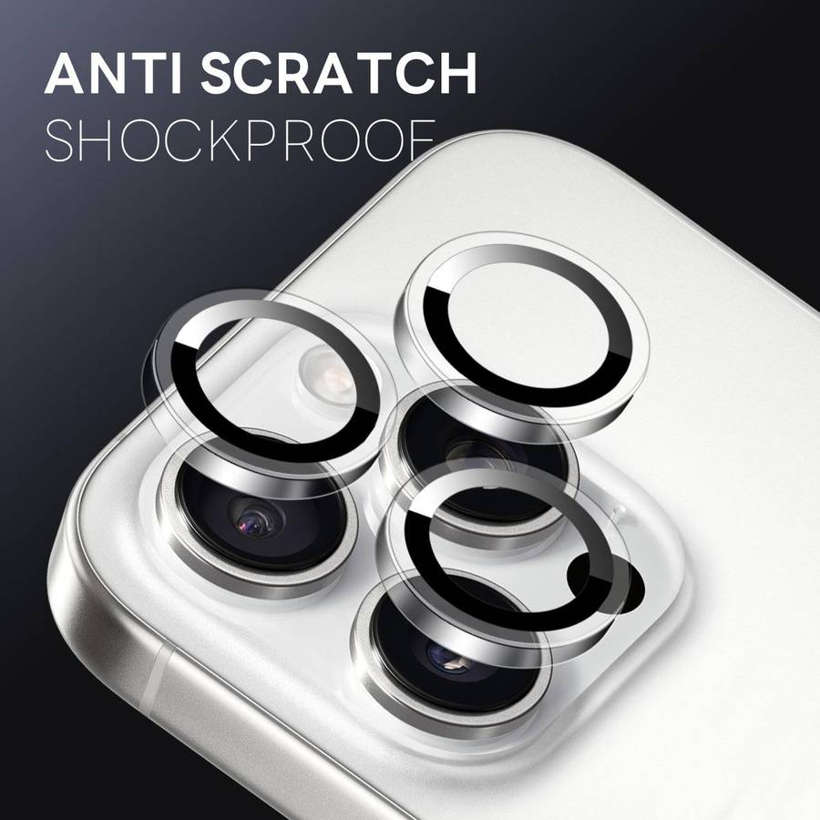 For iPhone 15 Pro / 15 Pro Max NORTHJO Camera Lens Protector Clear Ring Tempered Glass Film(Clear)