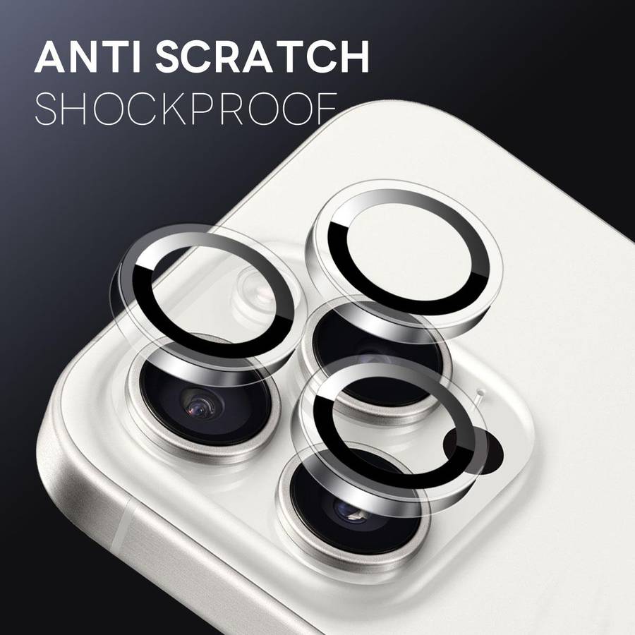 For iPhone 16 Pro / 16 Pro Max NORTHJO Camera Lens Protector Clear Ring Tempered Glass Film(Clear)