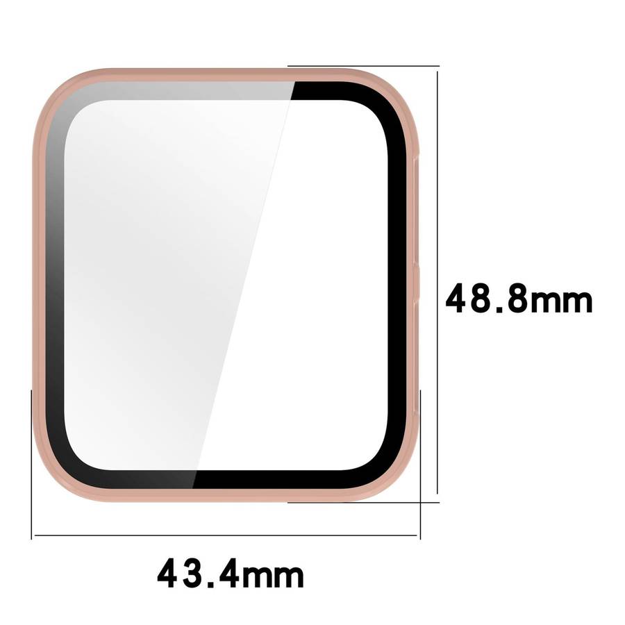 For Garmin Venu X1 Tempered Film Integrated PC Watch Protective Cover(Ivory White)