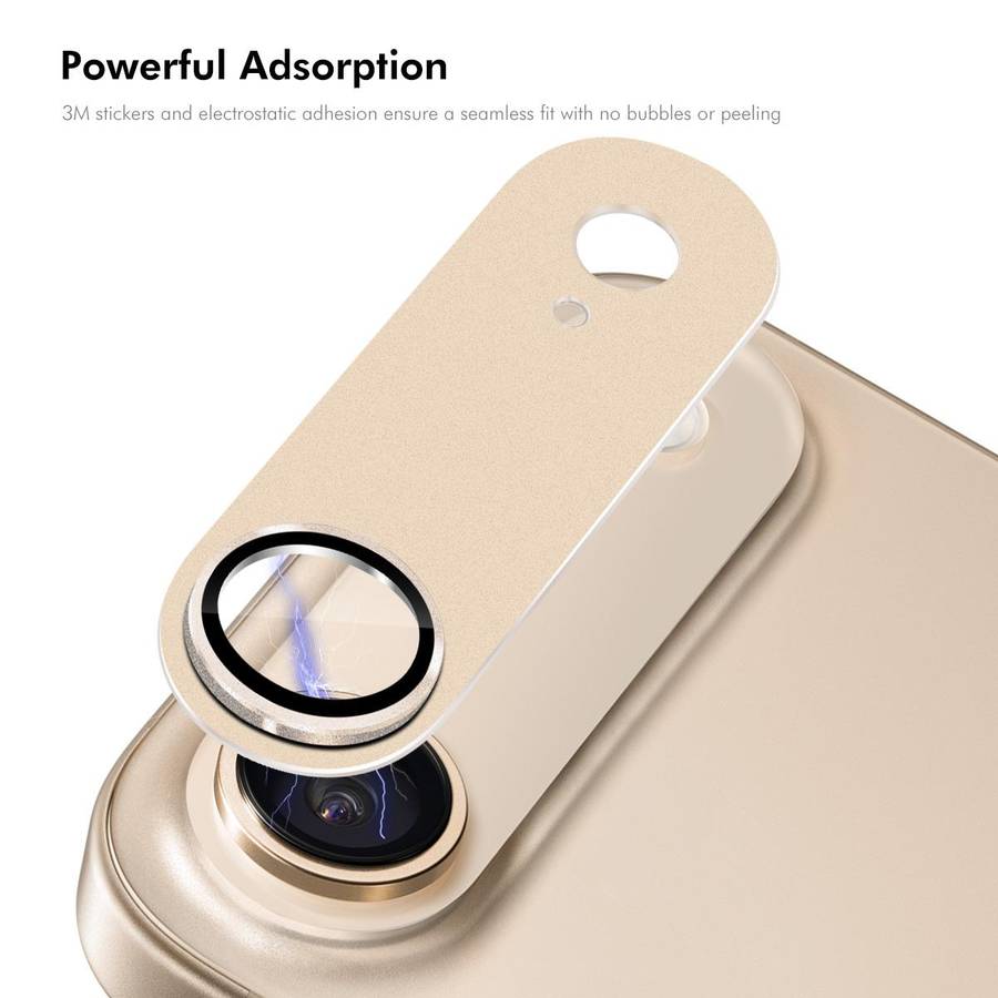 For iPhone Air ENKAY Anti-reflection Camera Lens Frosted Armor Aluminium Alloy Tempered ... (Grey)