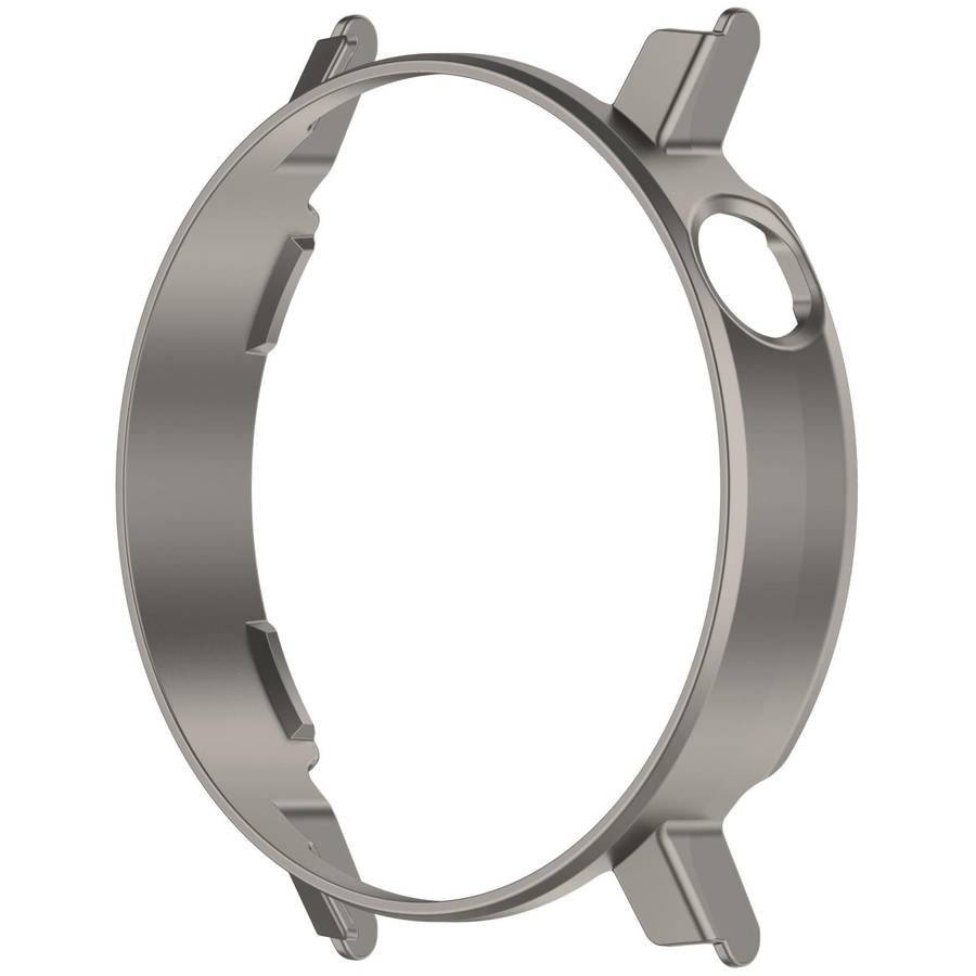 For Nothing CMF Watch 3 Pro Half Coverage Hollowed PC Watch Protective Cover(Titanium Steel Color)