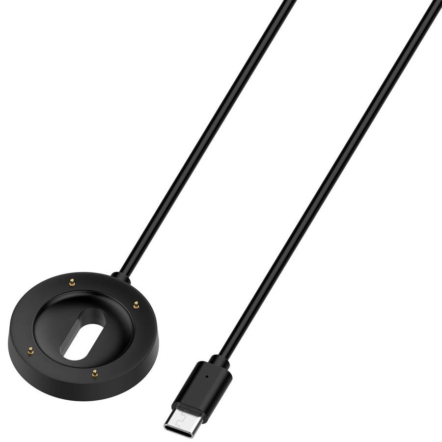 For Suunto Run USB-C / Type-C Interface Magnetic Watch Charging Cable Charging Dock(Black)