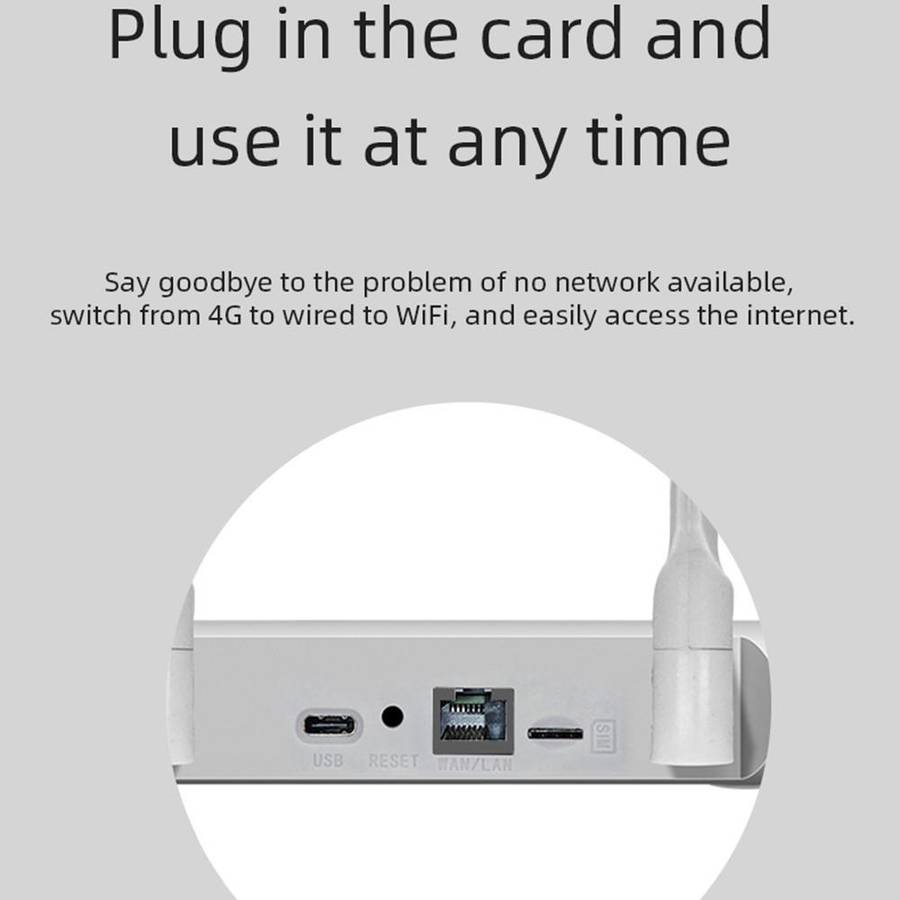 CPE907-E Eurasian Edition 150Mbps Download Speed 4 Antennas SIM Card Router 4G LTE WiFi Router, Plug