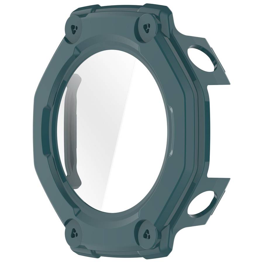 For Amazfit T-Rex 3 Tempered Film Integrated PC Watch Protective Cover(Green)