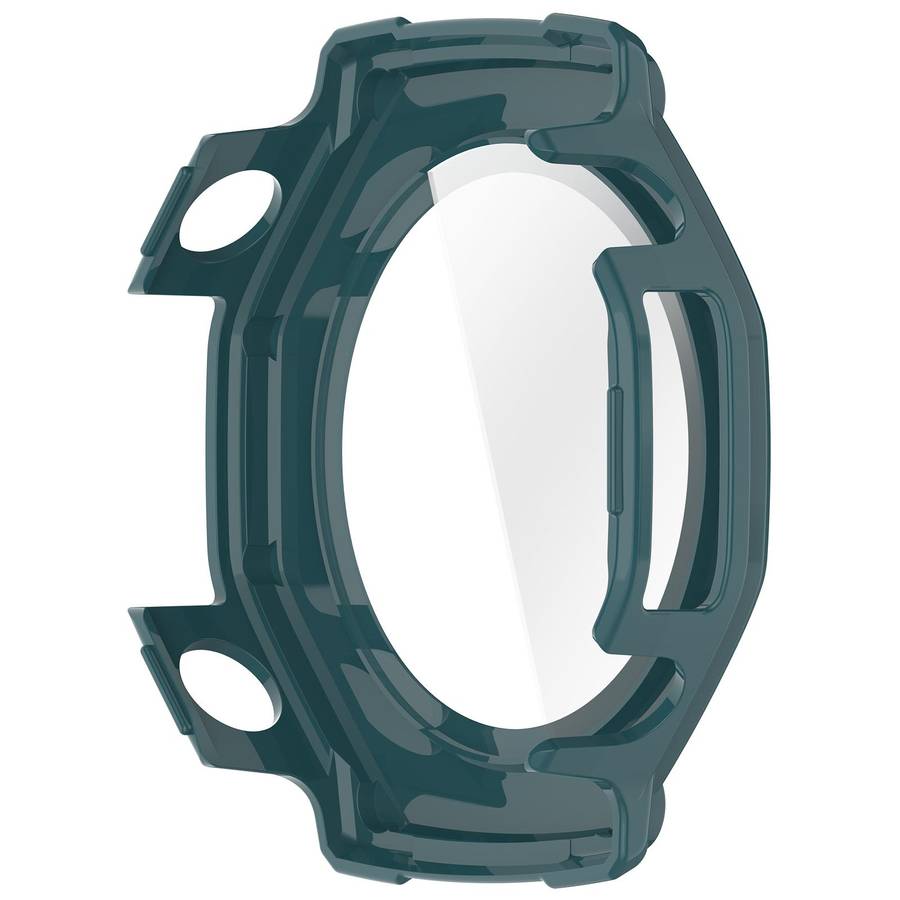 For Amazfit T-Rex 3 Tempered Film Integrated PC Watch Protective Cover(Green)