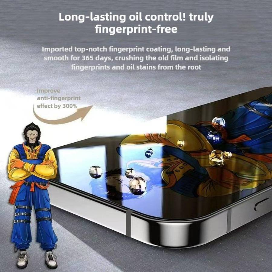 For iPhone XS Max 10pcs Armor 300C Ultra-Curved Anti-Static Anti-Dust Silk-Screened HD Tempered Gl
