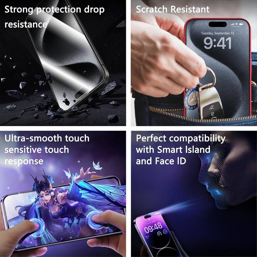 For Samsung Galaxy S24 5G 10pcs Armor Super-Strong 3D Curved 120C Anti-Static High-Aluminum Screen