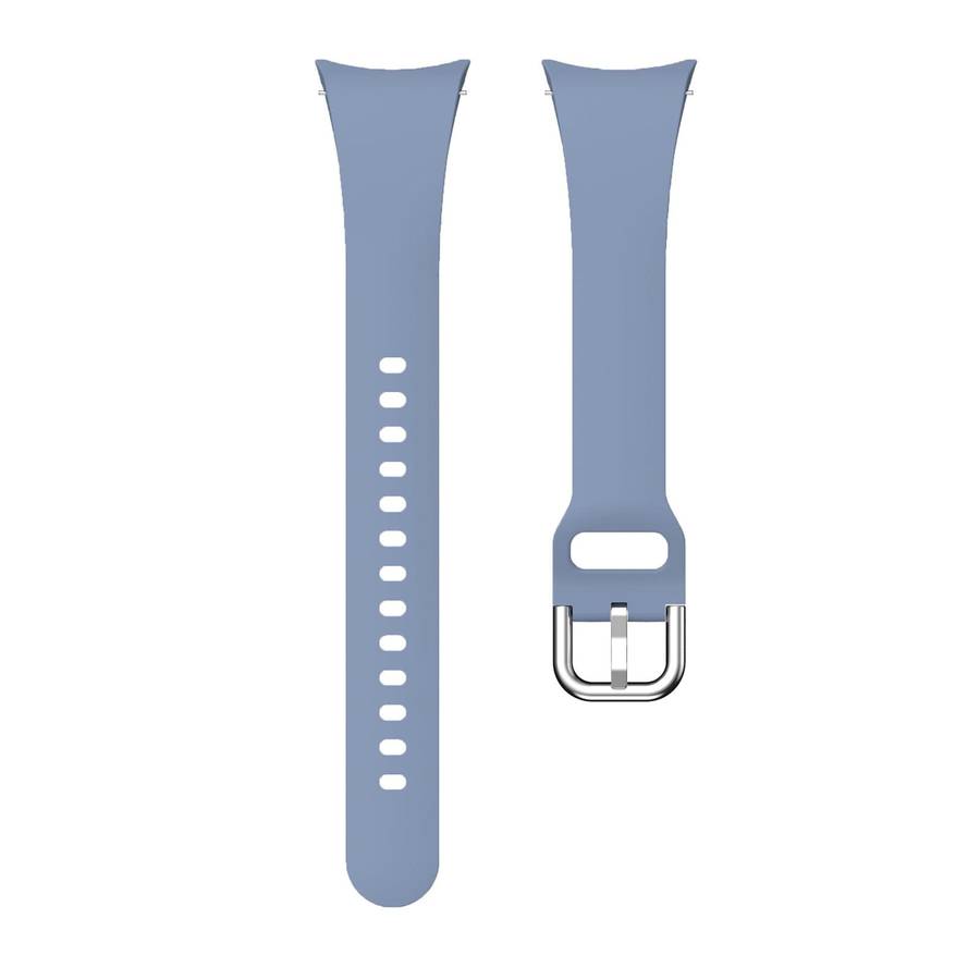 For Samsung Galaxy Watch FE / 7 / 6 / 5 / 4 Slim Silicone Watch Band(Ultramarine)